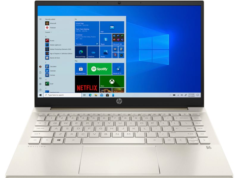 Image Ноутбук HP Pavilion 14-ec0040ur 14.0" (Ryzen 5 5500U, 8Gb, 512Gb) Gold