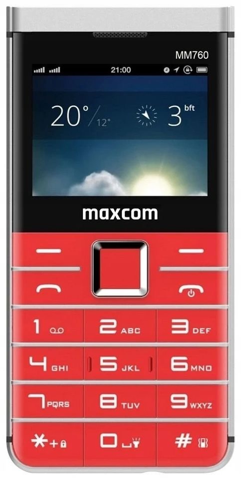 Image Telefon mobil Maxcom MM760 Red + Soul 2 Red