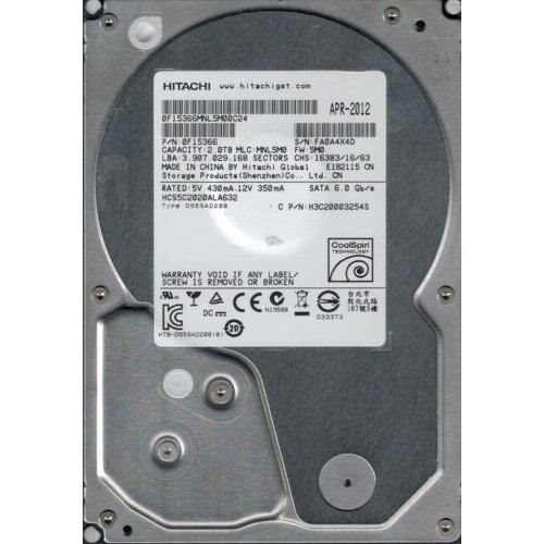 Image Жесткий диск HDD Hitachi Cinemastar HCS5C2020ALA632 2T NP