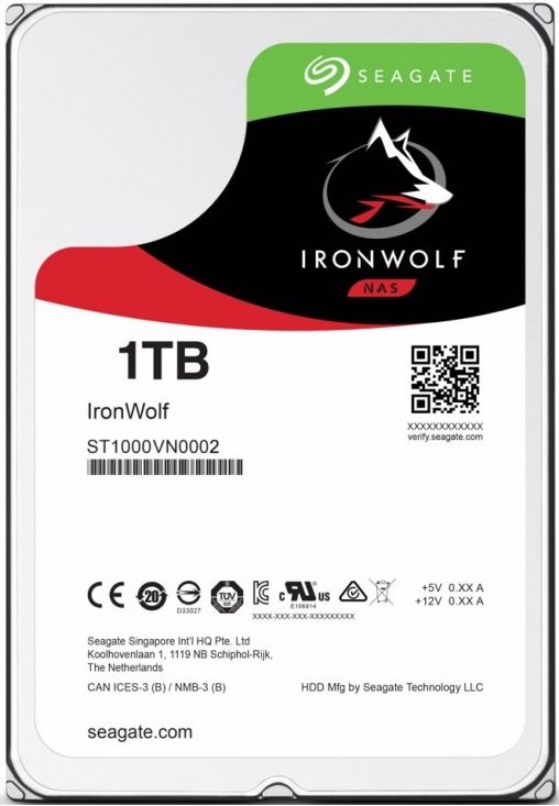 Image Hard disc HDD Seagate IronWolf 1Tb (ST1000VN002)