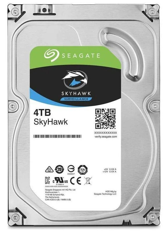 Image Hard disc HDD Seagate SkyHawk 4 Tb (ST4000VX013)