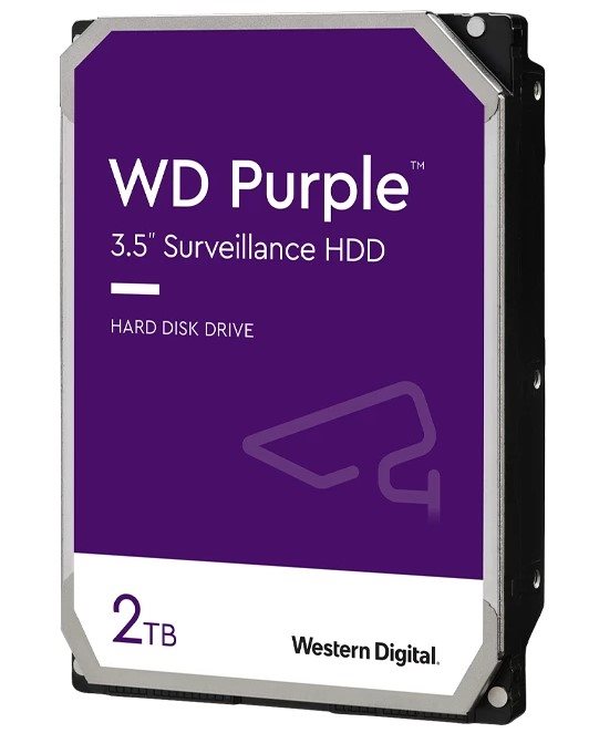 Image Hard disc HDD Western Digital Purple Surveillance 2Tb (WD22PURZ)