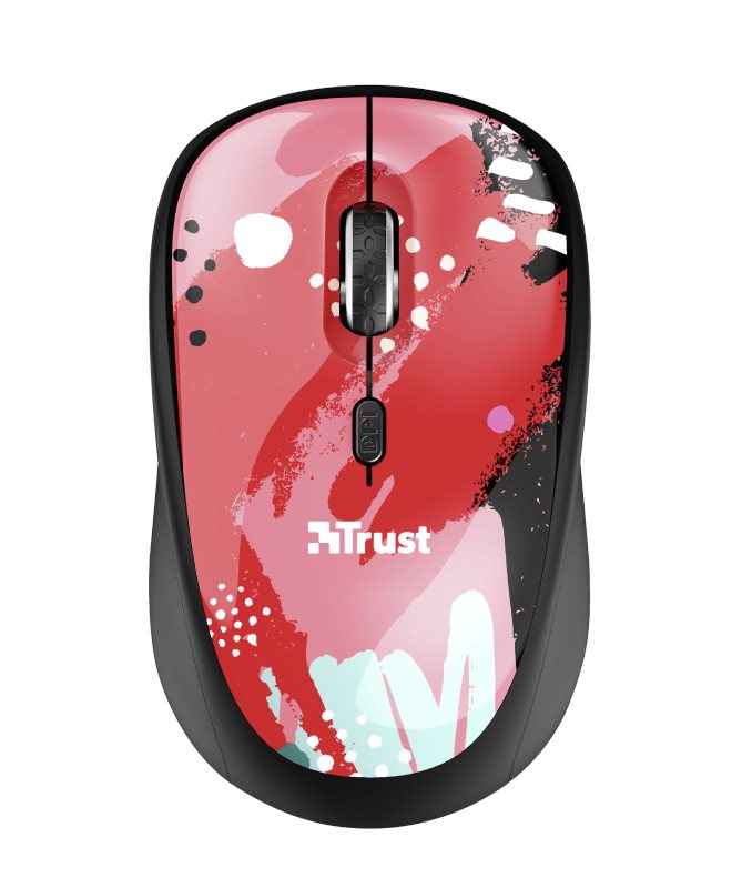 Image Mouse Trust Yvi Red Brush