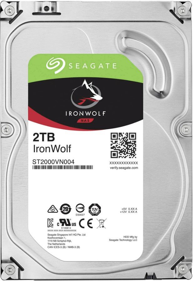 Image Hard disc HDD Seagate Ironwolf 2Tb (ST2000VN004)