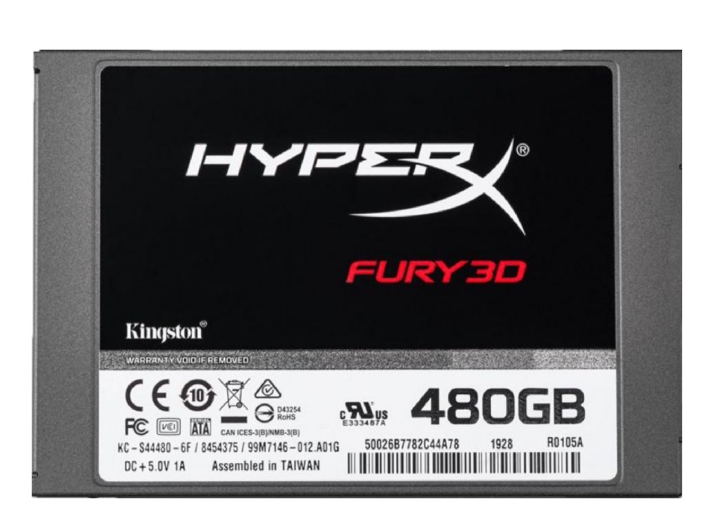 Image Dispozitiv de stocare SSD Kingston HyperX Fury 3D 480Gb