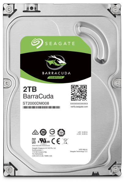 Image Hard disk HDD Seagate BarraCuda 2Tb (ST2000DM008)