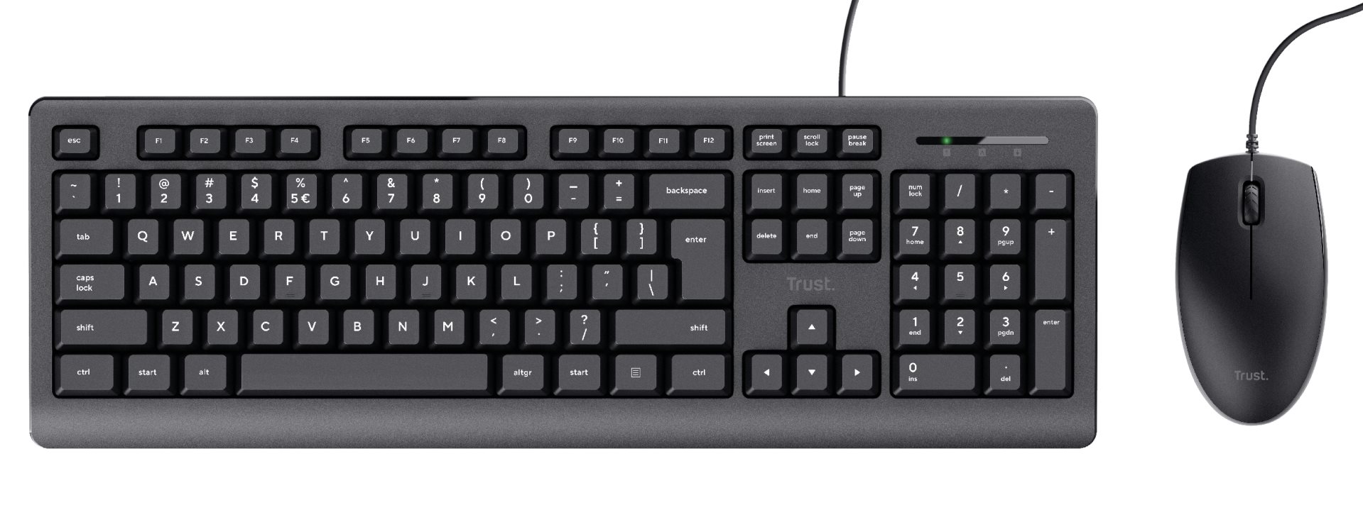 Image Set Trust Primo Keyboard & Mouse