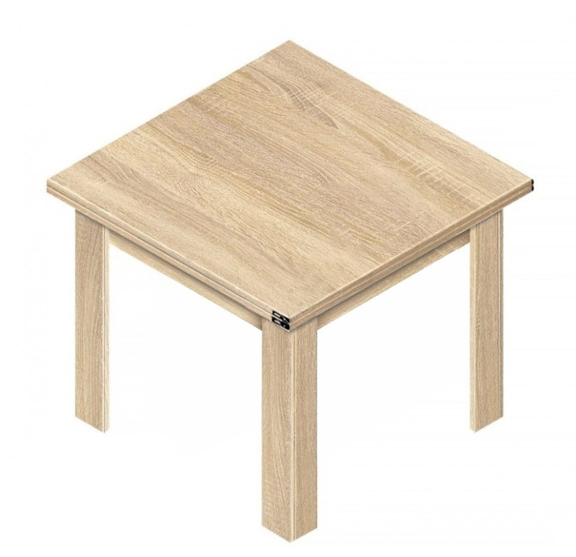 Image Стол раскладной Modern Tennessee 90x90/180 Sonoma Oak