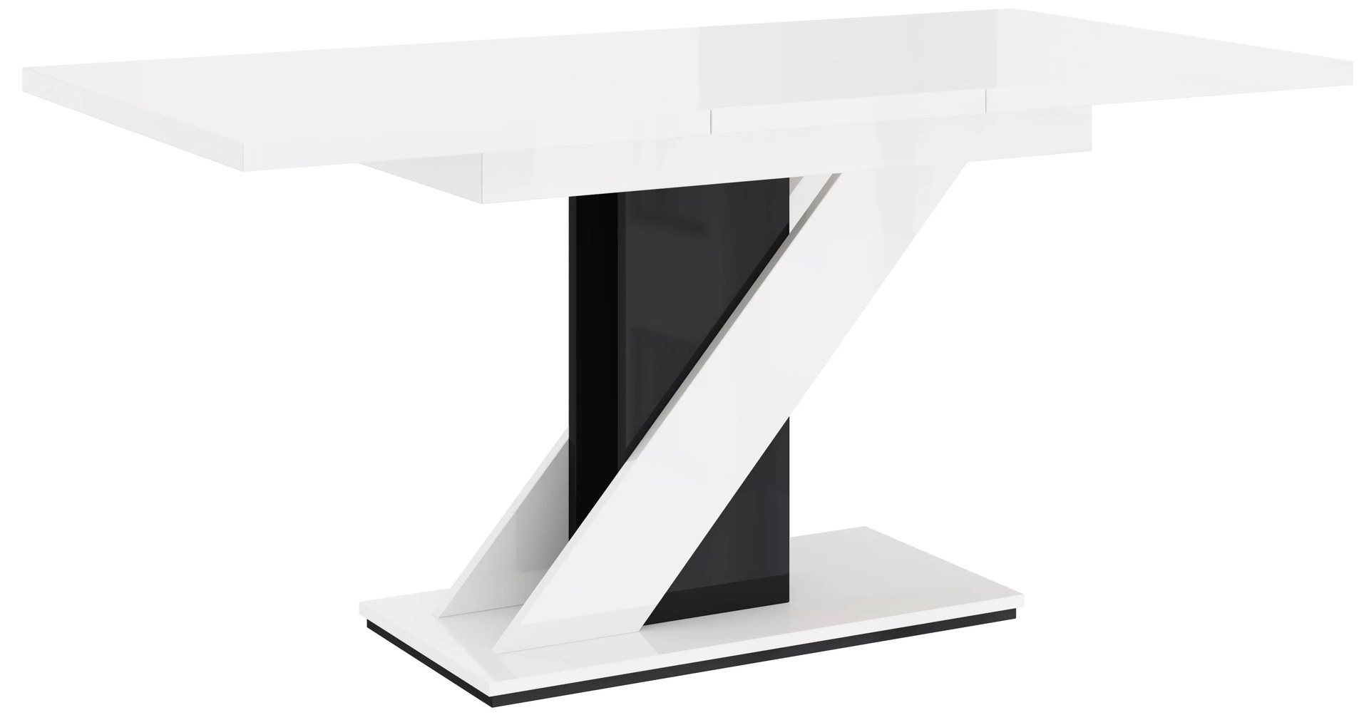 Image Стол раскладной Prospero Meva White Gloss/Black Gloss