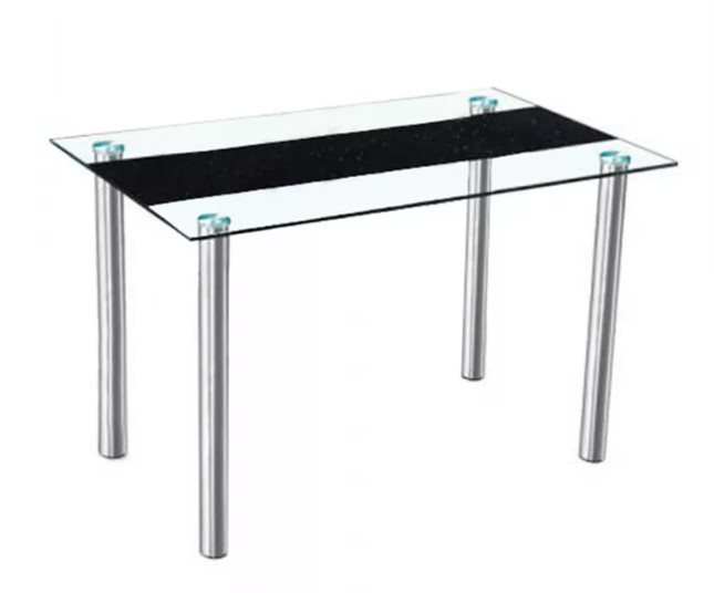 Image Стол Mobhaus Ester Black/Transparent