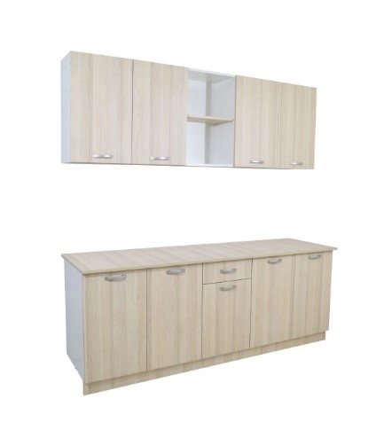 Image Кухня Haaus L 2.0м White/Elm Light