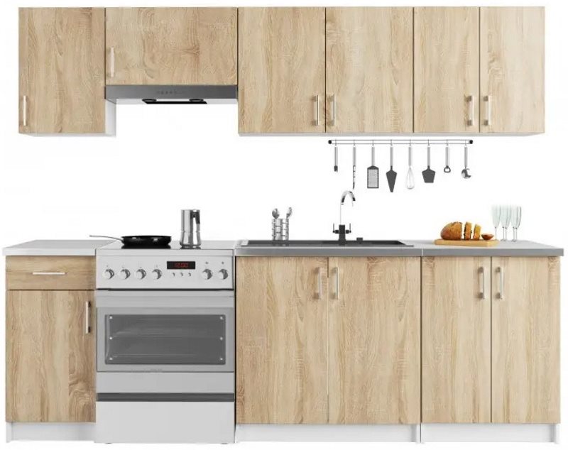 Image Кухня Akord Lima 2.4m Sonoma Oak