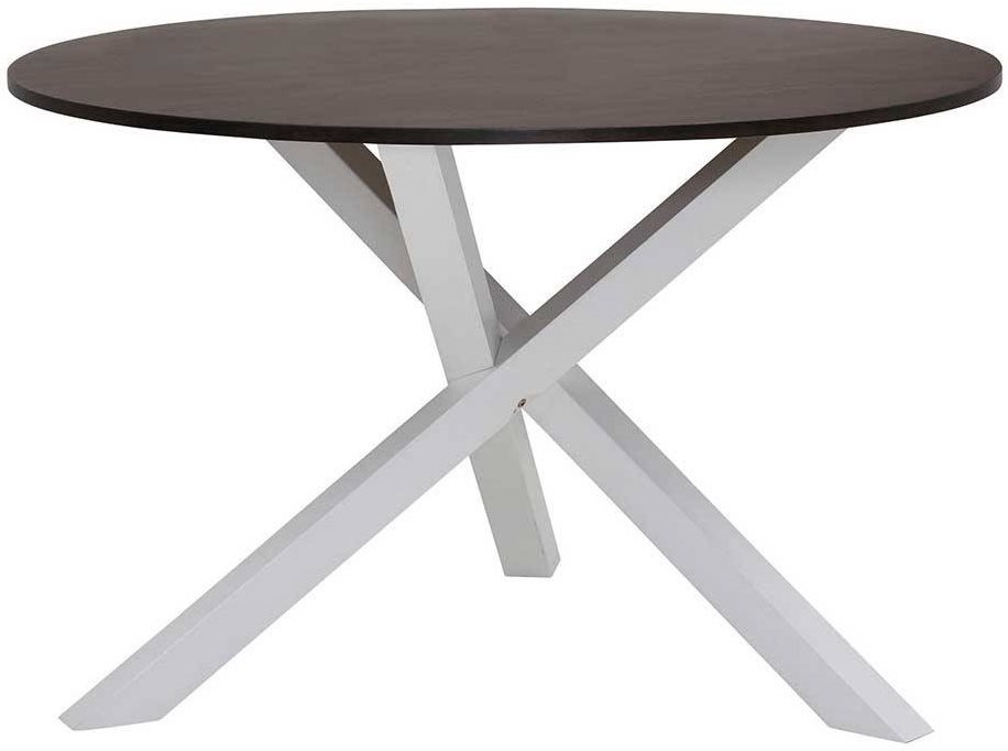 Image Стол для кухни Home Affaire 120x120x77 White/Brown