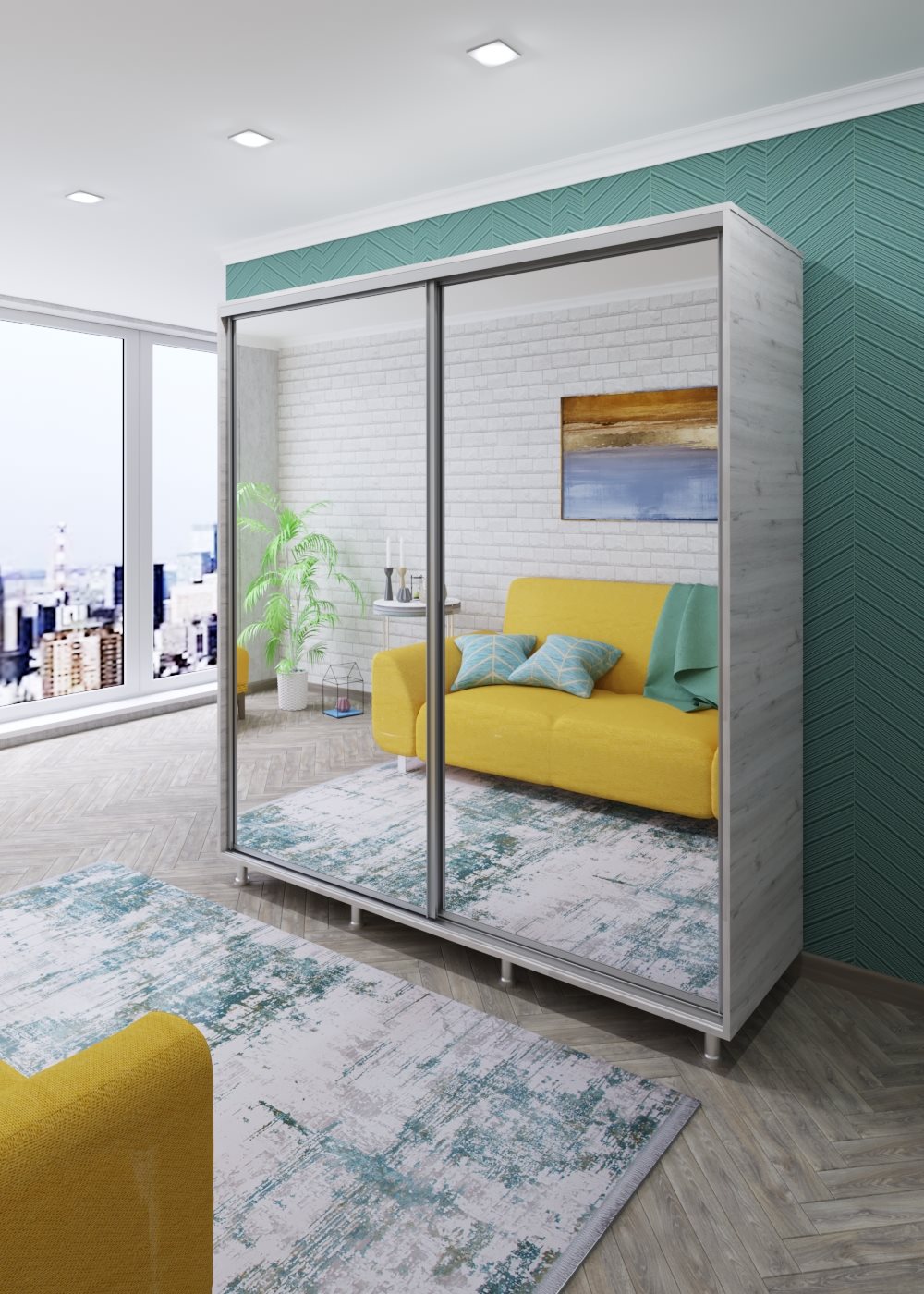 Image Шкаф купе PS ДX-180 1.8 м