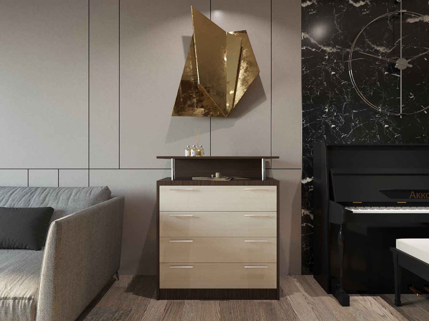 Image Comodă PS КТВ-90 4ящ.