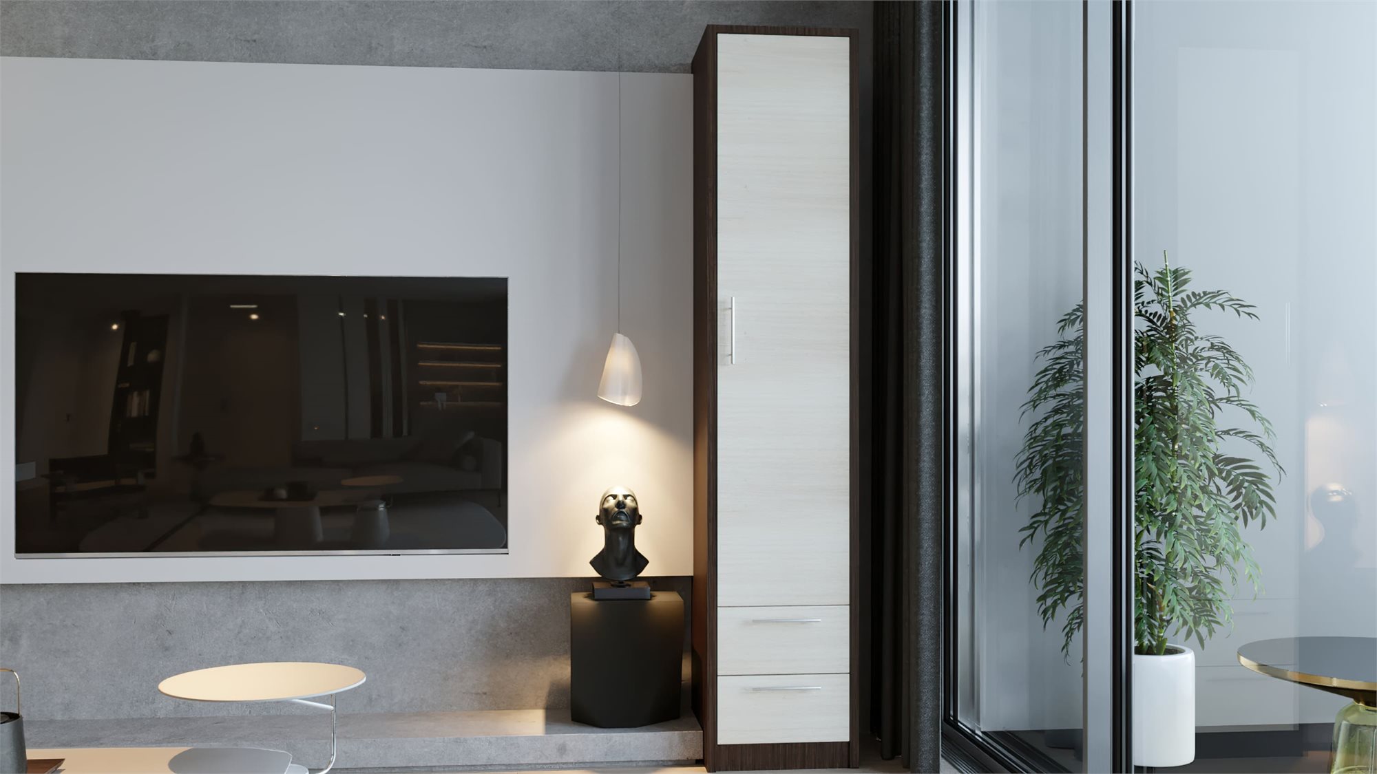 Image Шкаф пенал PS П-43(2)