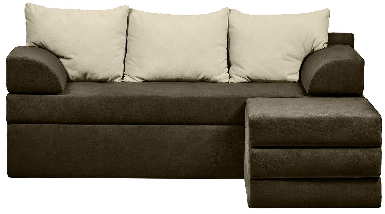 Image Canapea fără ramă Edka Sirius 200/90/45 M8 cafeniu inchis