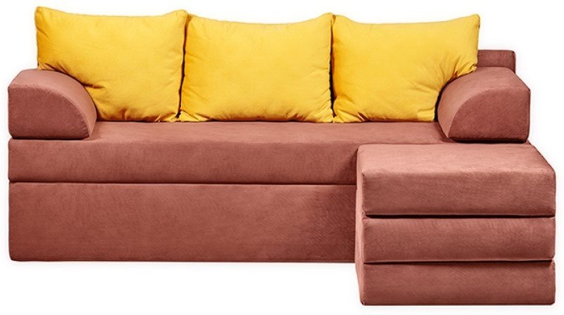 Image Бескаркасный диван Edka Sirius  230/90/45 M7 песочно-коричневый