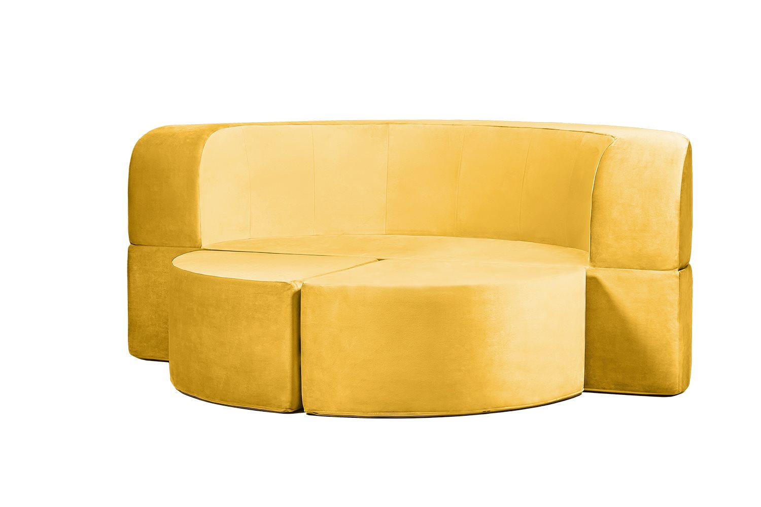 Image Canapea fără ramă Edka Luna D200 M101 galben ocru