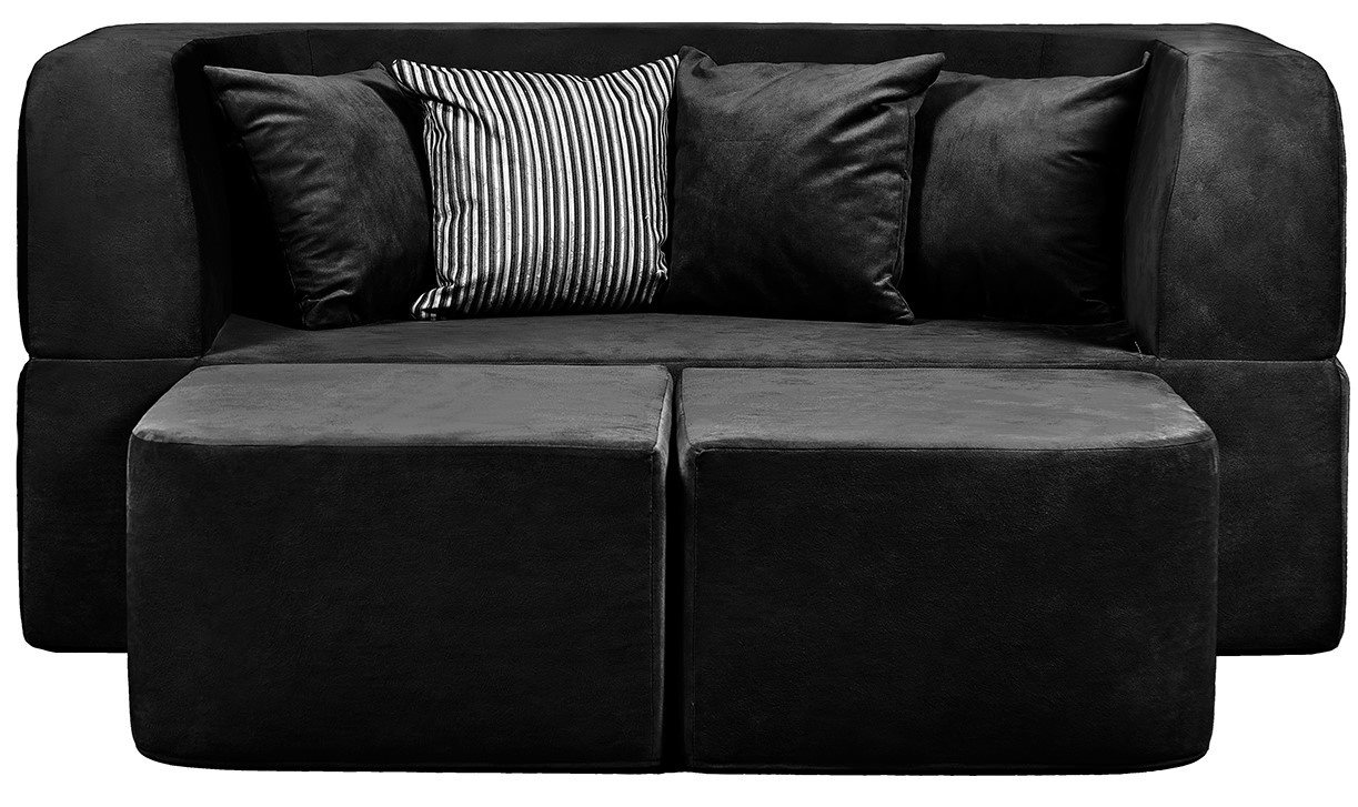 Image Canapea făra ramă Edka Vega 160/200/40 M37 negru