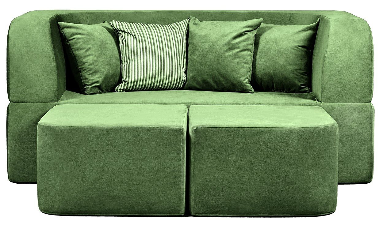 Image Бескаркасный диван Edka Vega 160/200/40 M27 зеленый