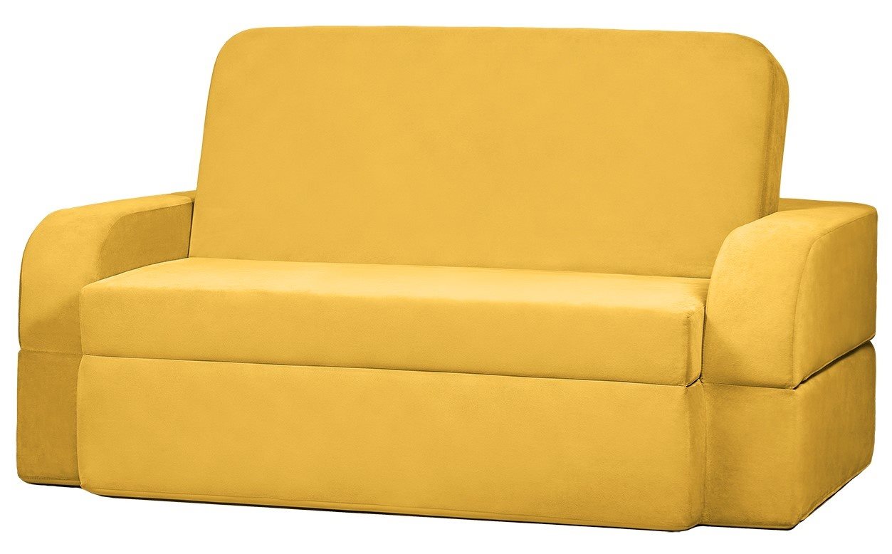 Image Бескаркасный диван Edka Terra 140/200/30 M101 желтый