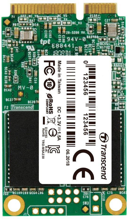 Image Dispozitiv de stocare SSD Transcend .mSATA SSD 512GB (TS256GMSA230S)
