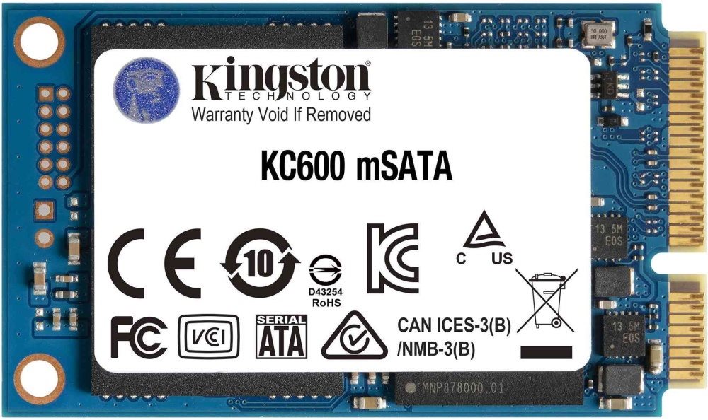 Dispozitiv de stocare SSD Kingston KC600 .mSATA 1TB