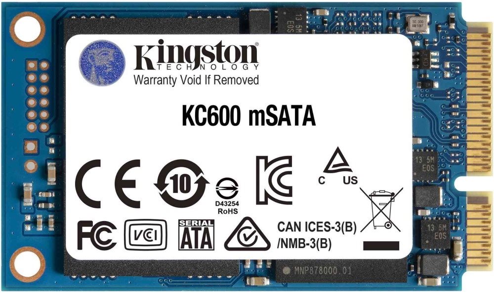 Image Dispozitiv de stocare SSD Kingston KC600 .mSATA 1TB