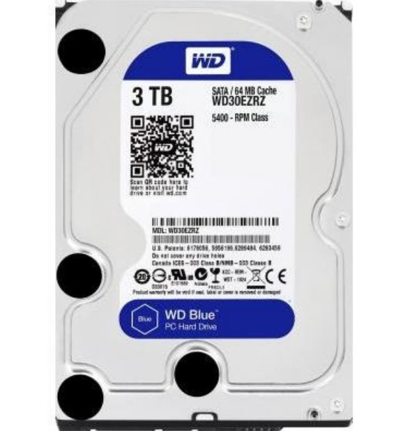 Image Жесткий диск HDD Western Digital Caviar Blue 3Tb (WD30EZAZ)