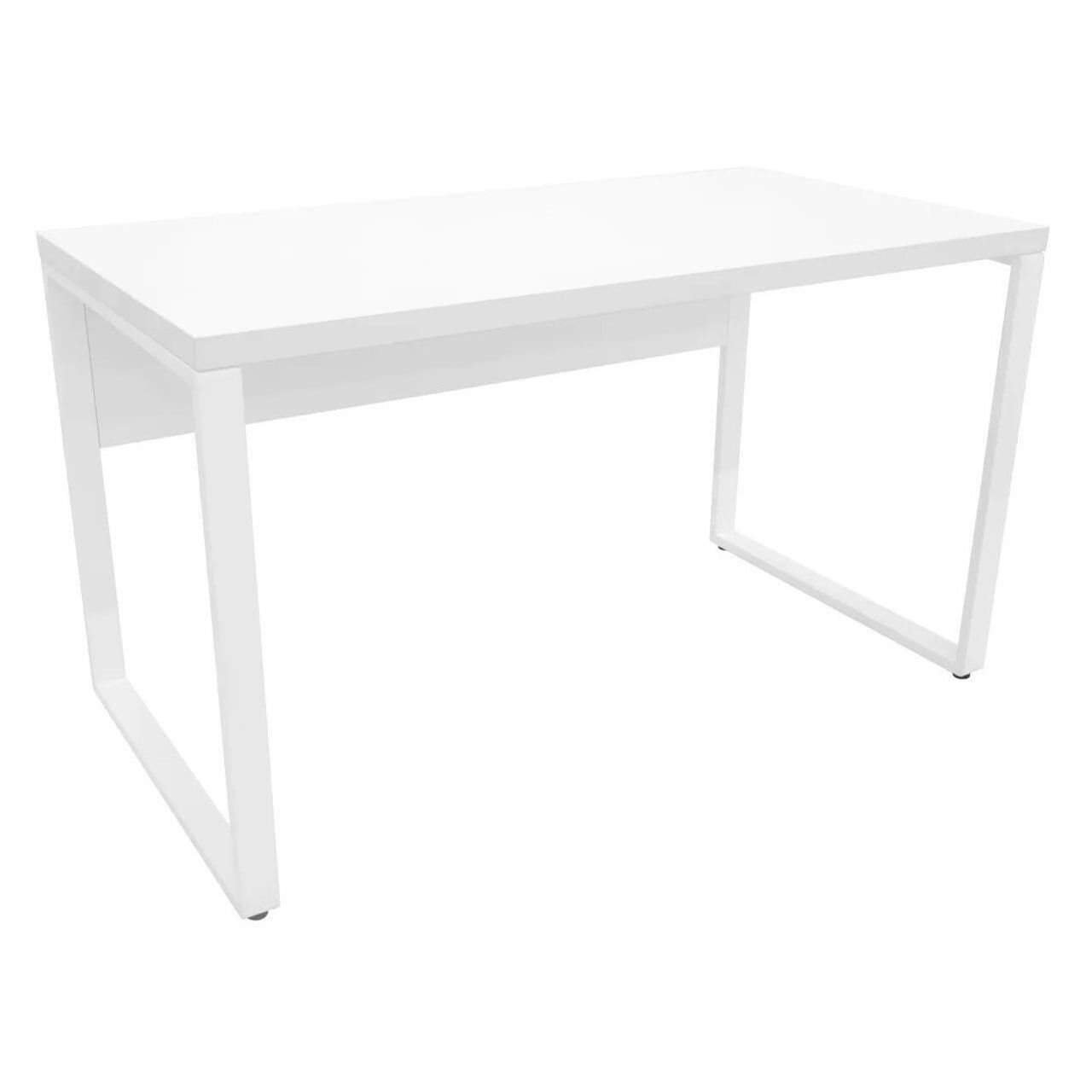 Image Masa de birou DP B-130~(130x68cm) Alb+cadru alb