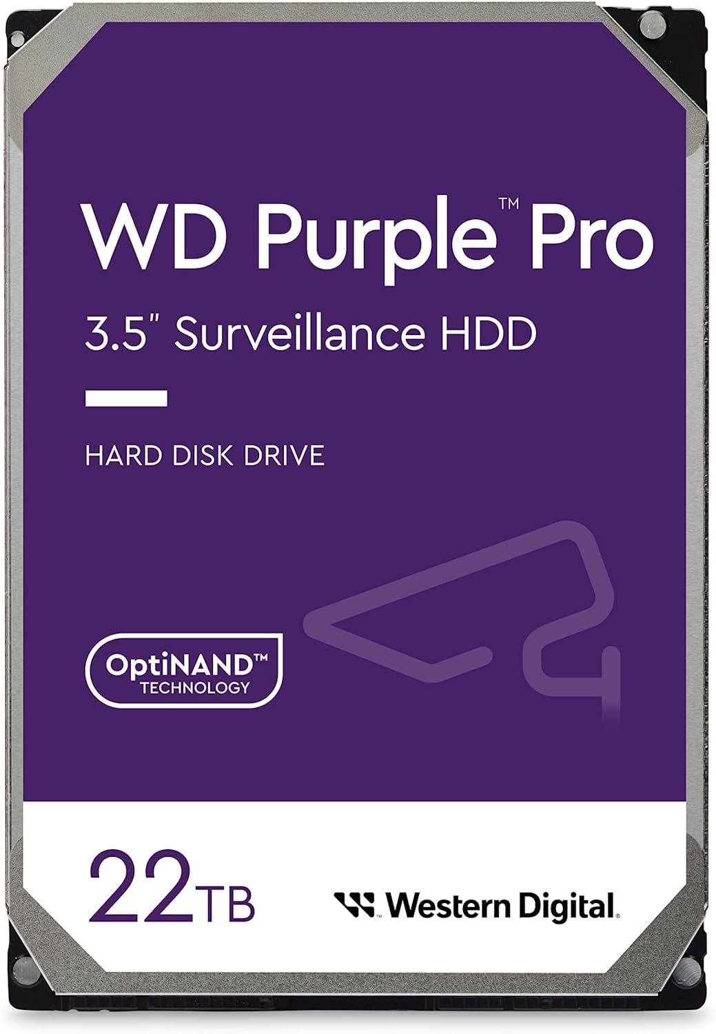 Image Hard disc HDD Western Digital Purple Pro 22TB (WD221PURP)