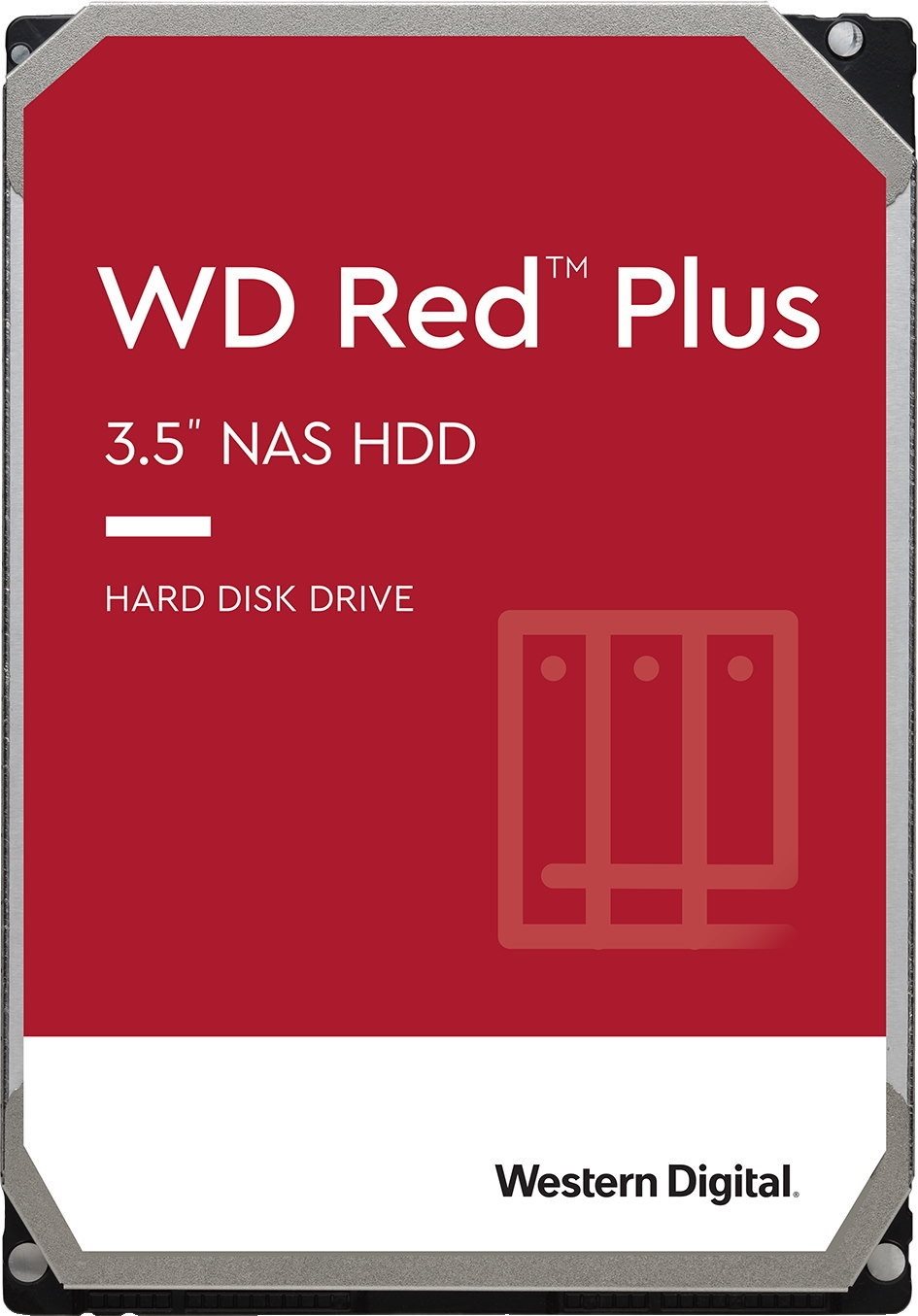 Image Hard disc HDD Western Digital Red Plus 12TB (WD120EFBX)