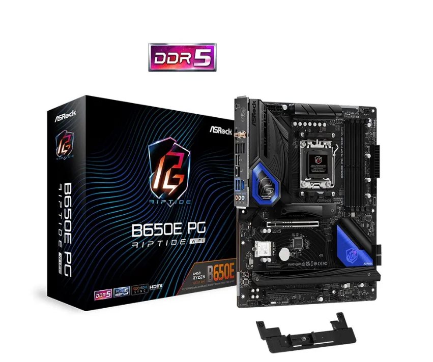 Image Placă de bază ASRock B650E PG riptide Wi-Fi