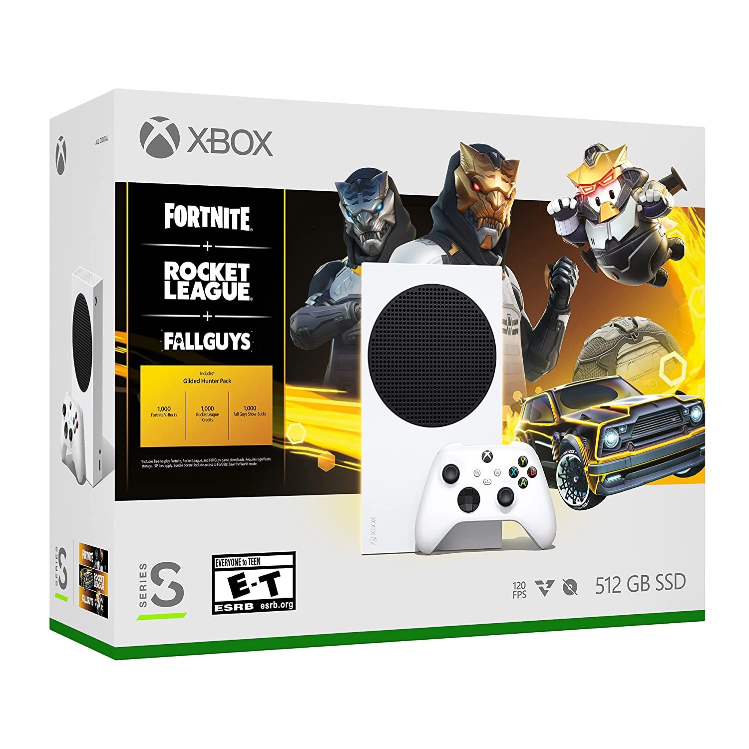 Image Console de jocuri Xbox Series S Gilded Hunter Bundle White