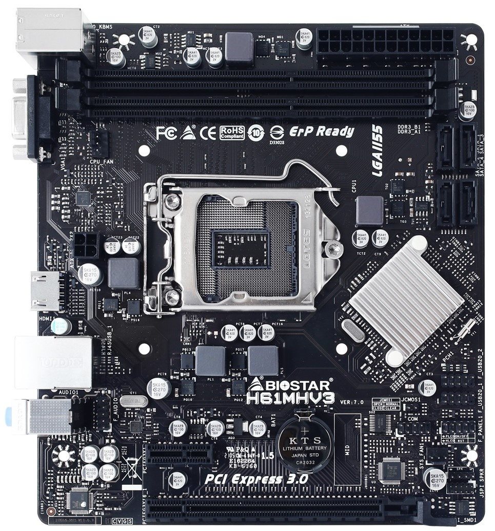 Image Placă de bază Biostar H61MHV3