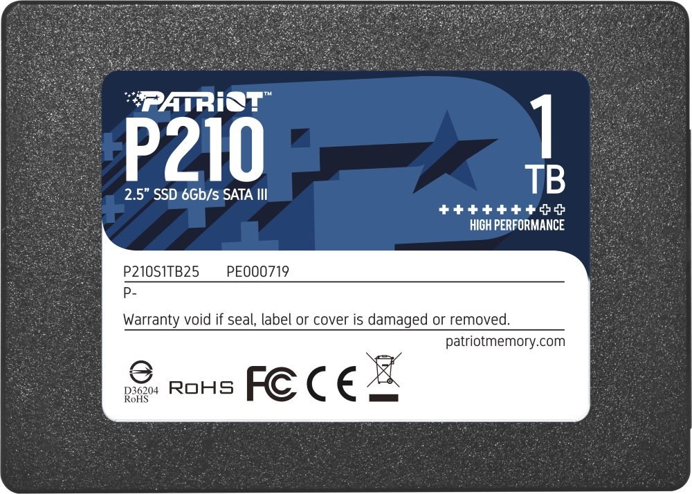 Накопитель SSD Patriot P210 1TB