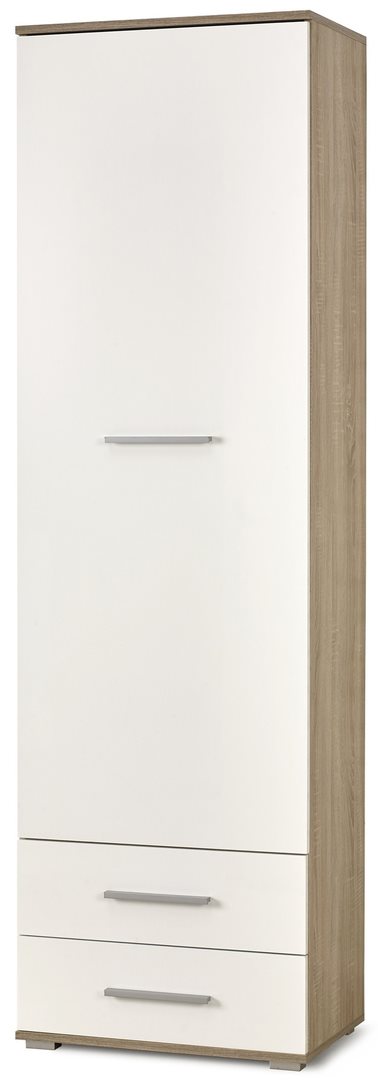 Image Шкаф Halmar LIMA REG1 Sonoma, alb