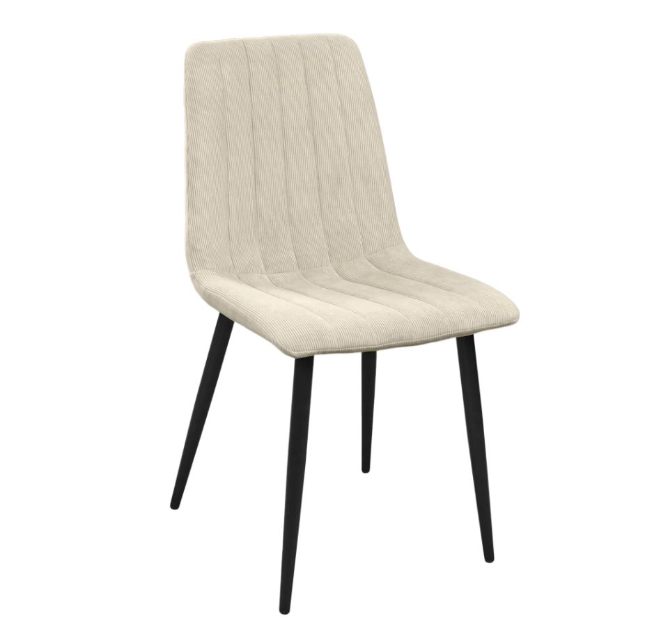 Image Стул для кухни DP DC-90 BGF166-2 Beige Velvet, Black