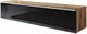 Tumba pentru TV Bratex Lowboard D 140 Wotan Oak, Black Gloss