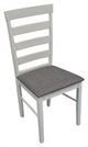 Image Scaun de bucatarie Evelin GLORIA White NV-10 WP Grey