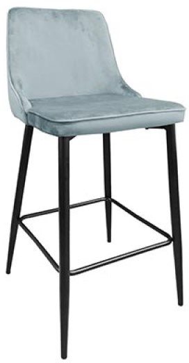 Image Барный стул DP Clasic Light Blue, Black