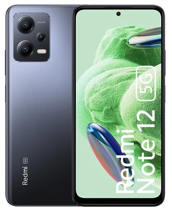 Image Мобильный телефон Xiaomi Redmi Note 12 5G 4/128GB Matte Black