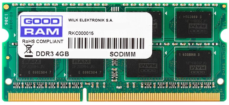 Image Оперативная память Goodram 4GB DDR3-1600MHz SODIMM