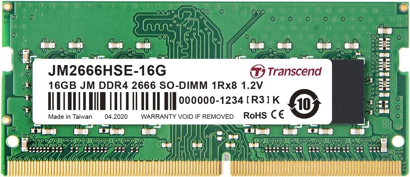 Image Memorie RAM Transcend 16Gb DDR4-2666MHz SODIMM