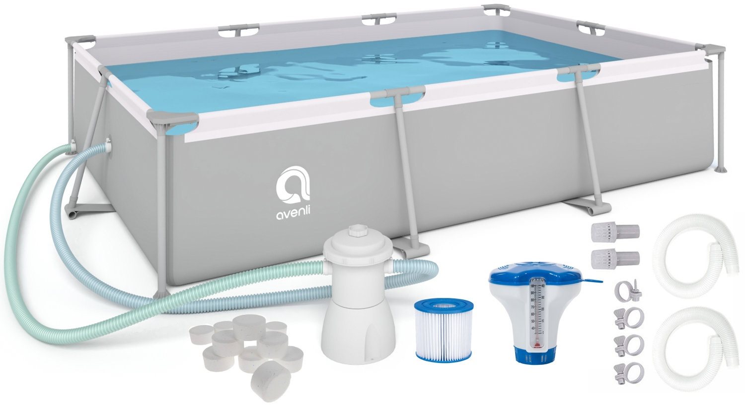 Image Piscina cu cadru Avenli 17771EU Grey