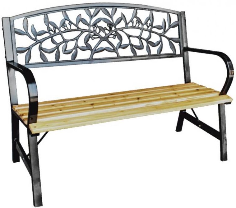 Image Bancă grădină GardenLine Sorina MEB2958 Wooden, Black