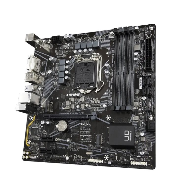 Image Материнская плата Gigabyte B560M DS3H V2, LGA1200, Intel B560, Micro-ATX