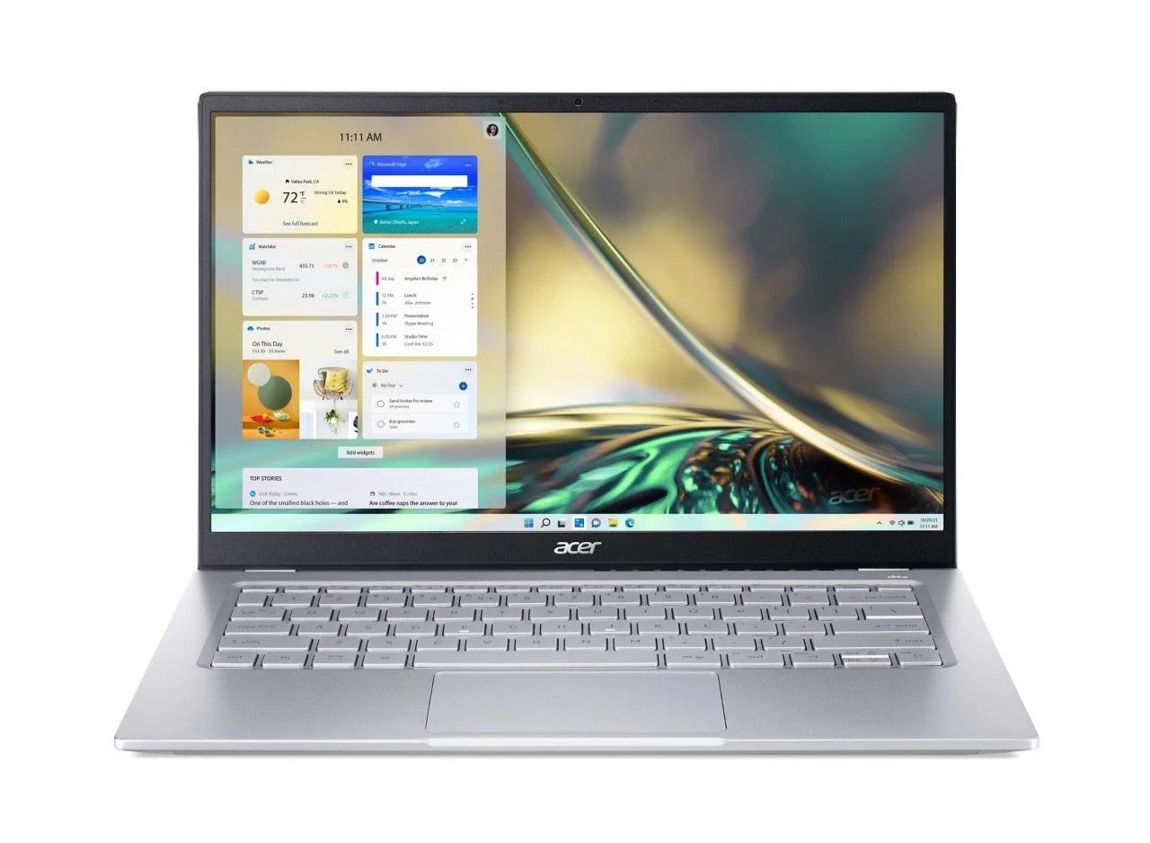 Image Ноутбук Acer Swift Go 14 (Ryzen 7 7730U,16GB, 512GB) Pure Silver