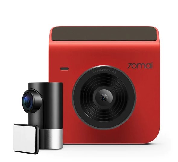 Image Видеорегистратор Xiaomi 70mai A400 Dash Cam with RC09 Rear Red
